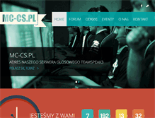 Tablet Screenshot of mc-cs.pl