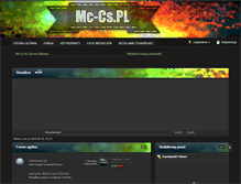 Tablet Screenshot of forum.mc-cs.pl